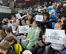 London Lions Basketball Trip to The Copper Box Arena 7